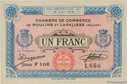 1 Franc FRANCE régionalisme et divers Moulins et Lapalisse 1916 JP.086.04 pr.NEUF