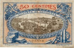 50 Centimes FRANCE régionalisme et divers Roanne 1917 JP.106.16 TB