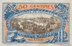 50 Centimes FRANCE regionalism and miscellaneous Roanne 1917 JP.106.16 VF