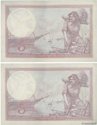 5 Francs FEMME CASQUÉE Consécutifs FRANKREICH  1931 F.03.15 VZ