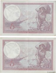 5 Francs FEMME CASQUÉE Consécutifs FRANKREICH  1933 F.03.17 VZ