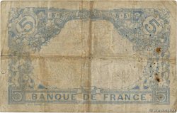 5 Francs BLEU FRANKREICH  1915 F.02.23 fS
