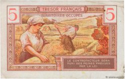 5 Francs TRÉSOR FRANÇAIS FRANCIA  1947 VF.29.01 q.BB
