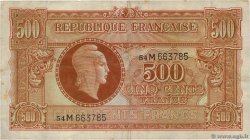 500 Francs MARIANNE FRANCE  1945 VF.11.02 TB