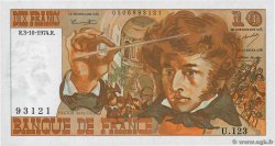 10 Francs BERLIOZ FRANCE  1974 F.63.07b SPL