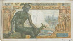 1000 Francs DÉESSE DÉMÉTER FRANCE  1942 F.40.01 pr.TTB