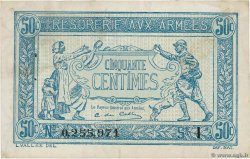 50 Centimes TRÉSORERIE AUX ARMÉES 1917 FRANCE  1917 VF.01.09 TTB+