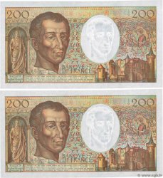200 Francs MONTESQUIEU Consécutifs FRANCE  1992 F.70.12c pr.NEUF