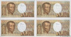 200 Francs MONTESQUIEU Consécutifs FRANCE  1992 F.70.12b SUP+