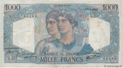 1000 Francs MINERVE ET HERCULE FRANCE  1946 F.41.11 pr.TB