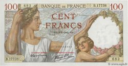 100 Francs SULLY FRANCE  1941 F.26.44 NEUF