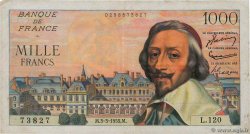 1000 Francs RICHELIEU FRANCIA  1955 F.42.11 BC