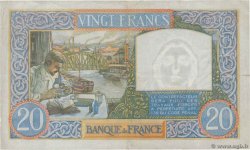 20 Francs TRAVAIL ET SCIENCE FRANCE  1941 F.12.16 TTB+
