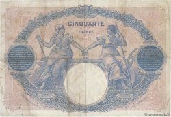 50 Francs BLEU ET ROSE FRANCE  1922 F.14.35 F