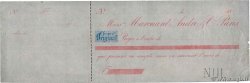 Francs Non émis FRANCE régionalisme et divers Paris 1865 DOC.Chèque TTB
