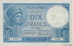 10 Francs MINERVE FRANCE  1916 F.06.01