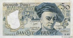 50 Francs QUENTIN DE LA TOUR FRANCE  1986 F.67.12 TB