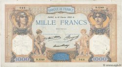 1000 Francs CÉRÈS ET MERCURE FRANKREICH  1933 F.37.08