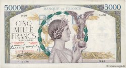 5000 Francs VICTOIRE Impression à plat FRANCE  1940 F.46.17 pr.TTB