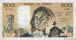500 Francs PASCAL FRANKREICH  1988 F.71.39