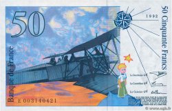 50 Francs SAINT-EXUPÉRY FRANCE  1992 F.72.01b NEUF