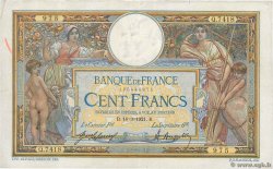 100 Francs LUC OLIVIER MERSON sans LOM FRANCE  1921 F.23.14 pr.TTB