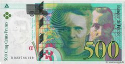 500 Francs PIERRE ET MARIE CURIE FRANCE  1994 F.76.01 TB+