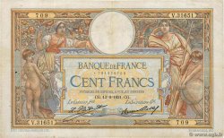 100 Francs LUC OLIVIER MERSON grands cartouches FRANCE  1931 F.24.10 pr.TB