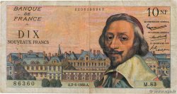 10 Nouveaux Francs RICHELIEU FRANCE  1960 F.57.08 pr.TB