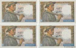 10 Francs MINEUR Consécutifs FRANCE  1944 F.08.10 TTB+