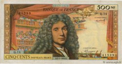 500 Nouveaux Francs MOLIÈRE FRANCIA  1964 F.60.06 q.MB