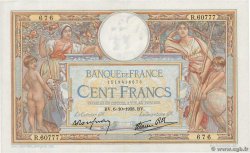 100 Francs LUC OLIVIER MERSON type modifié FRANCE  1938 F.25.30 pr.SUP