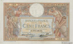 100 Francs LUC OLIVIER MERSON type modifié FRANCIA  1939 F.25.44