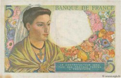 5 Francs BERGER FRANKREICH  1943 F.05.03 S