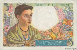 5 Francs BERGER FRANCIA  1943 F.05.05 BC+