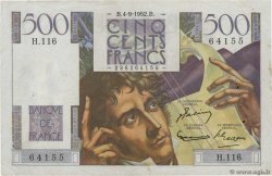 500 Francs CHATEAUBRIAND FRANKREICH  1952 F.34.10