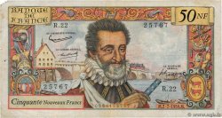 50 Nouveaux Francs HENRI IV FRANCE  1959 F.58.02 pr.TB
