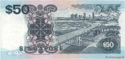 50 Dollars SINGAPORE  1987 P.22b BB
