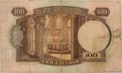 100 Escudos PORTOGALLO  1957 P.159 q.MB