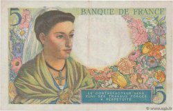 5 Francs BERGER FRANKREICH  1943 F.05.04 VZ