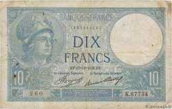 10 Francs MINERVE FRANCE  1936 F.06.17 B