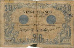 20 Francs NOIR FRANCIA  1904 F.09.03 q.B