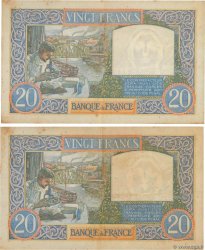 20 Francs TRAVAIL ET SCIENCE Consécutifs FRANCIA  1940 F.12.10 MBC