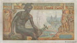 1000 Francs DÉESSE DÉMÉTER FRANCE  1942 F.40.14 pr.TB