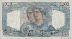 1000 Francs MINERVE ET HERCULE FRANKREICH  1946 F.41.12 fSS