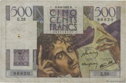 500 Francs CHATEAUBRIAND FRANCE  1945 F.34.02 pr.TB