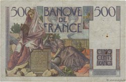 500 Francs CHATEAUBRIAND FRANCE  1945 F.34.02 pr.TB