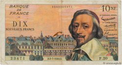 10 Nouveaux Francs RICHELIEU FRANCE  1959 F.57.02 VG