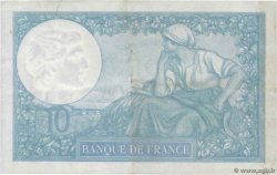10 Francs MINERVE modifié FRANCE  1939 F.07.12 VF