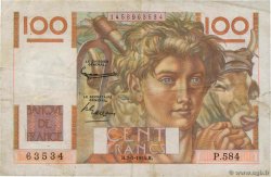 100 Francs JEUNE PAYSAN FRANCE  1954 F.28.41